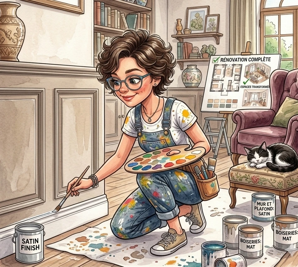 Illustration du service Peinture intérieure